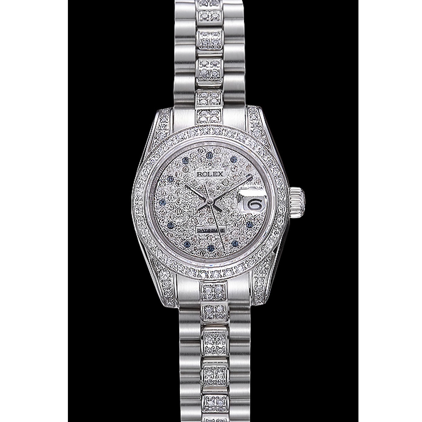 Good Copy Rolex Watches Dial Swiss 622021 Diamond Steel Stainless DateJust Rolex 0514